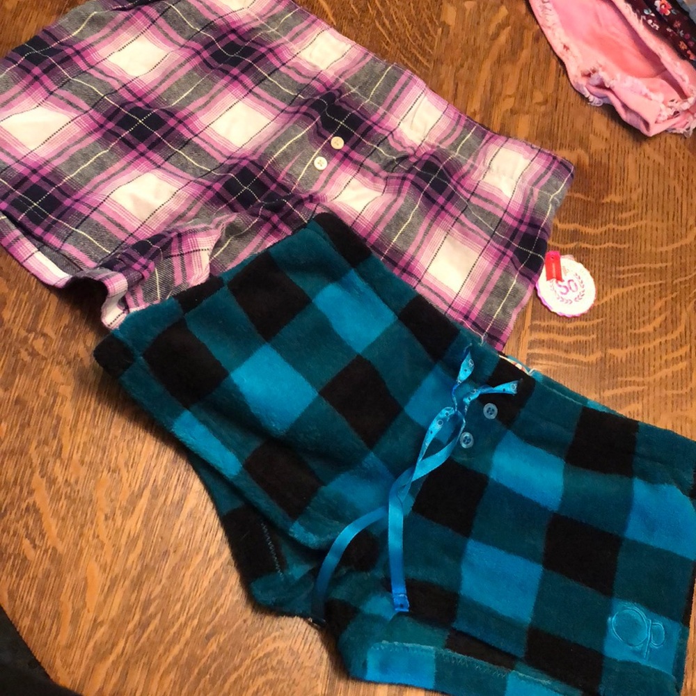 Two pajama shorts
